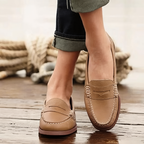 Leni | Slipper Damen aus Leder mit Fußbett