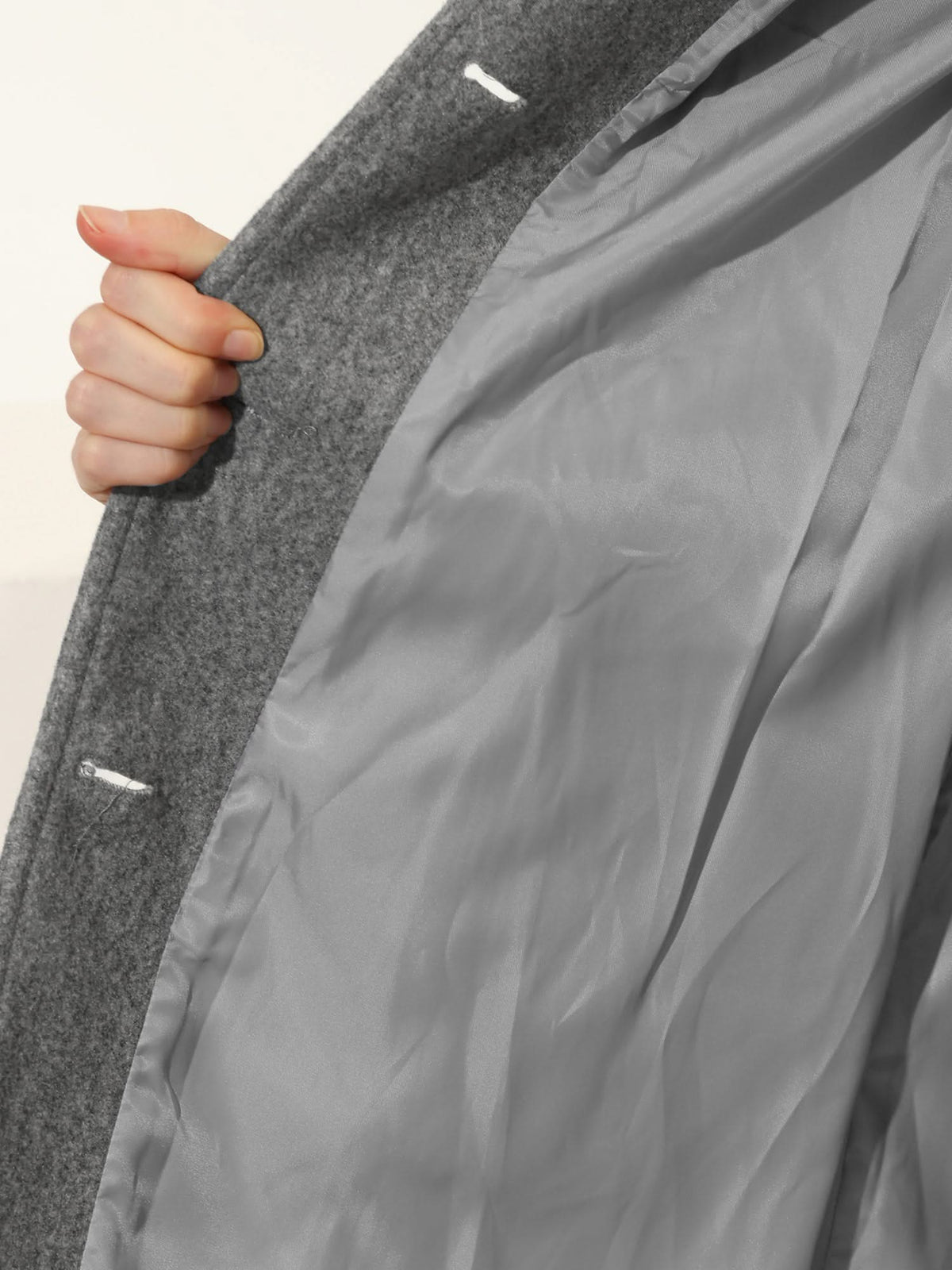 Maja | Damen Midi Mantel mit Reverskragen