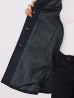 Maja | Damen Midi Mantel mit Reverskragen
