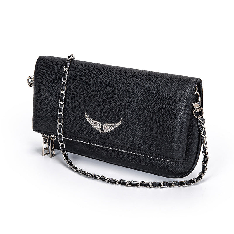 Amalia | Damen Clutch mit Reißverschluss