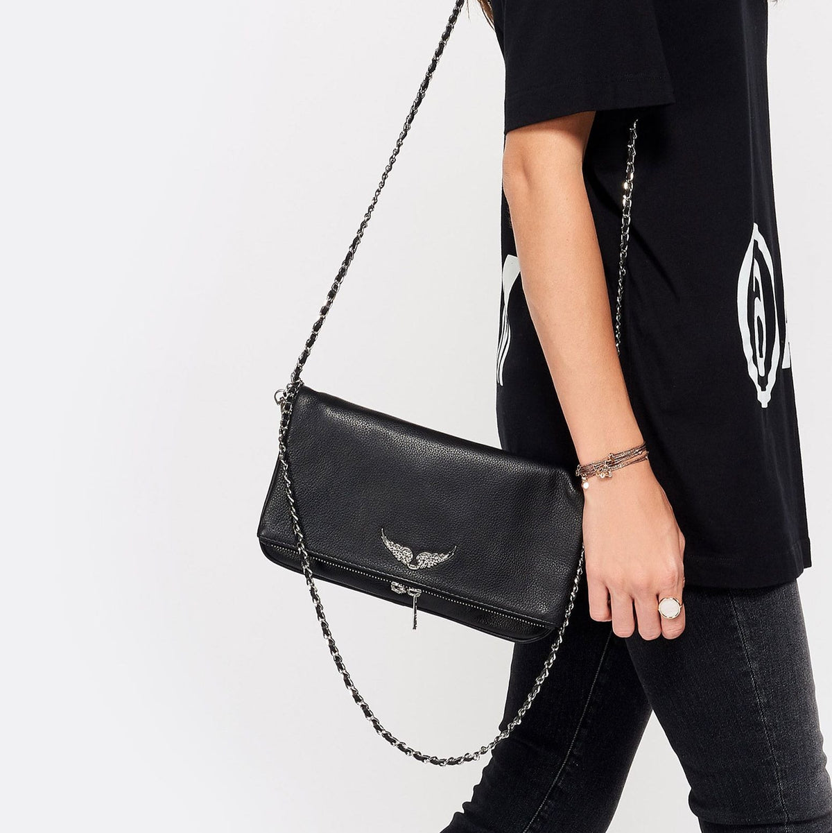 Amalia | Damen Clutch mit Reißverschluss